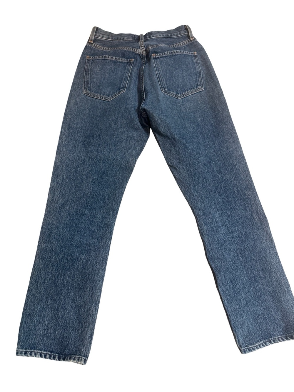 Agolde Women's Blue Straight-Leg Jeans 90’s - Picture 2 of 2